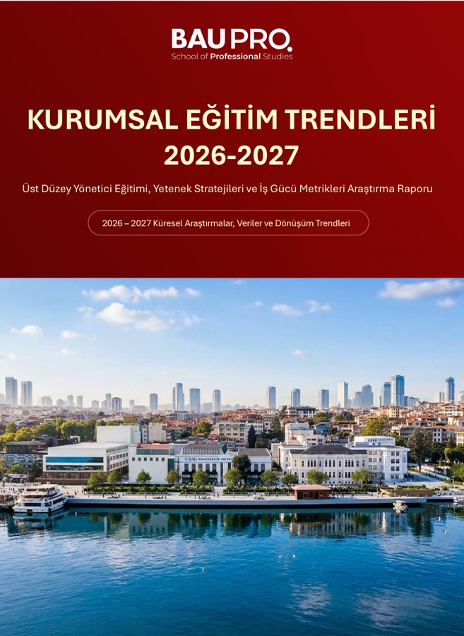 2026–2027 Kurumsal Eğitim Trendleri Raporu kapak görseli